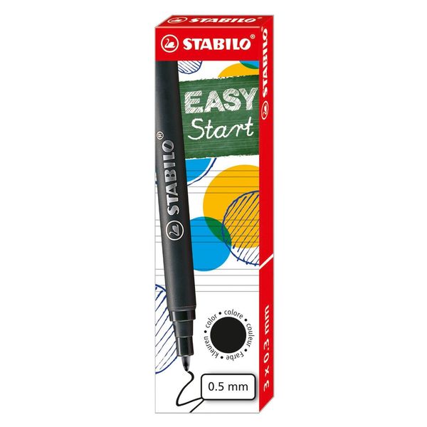Stabilo S Move Black Ink Refills (9 Refills)