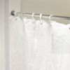 ECOSPA Telescopic Extendable Shower Curtain Rail Pole in Chrome • Extends between 75cm - 210cm