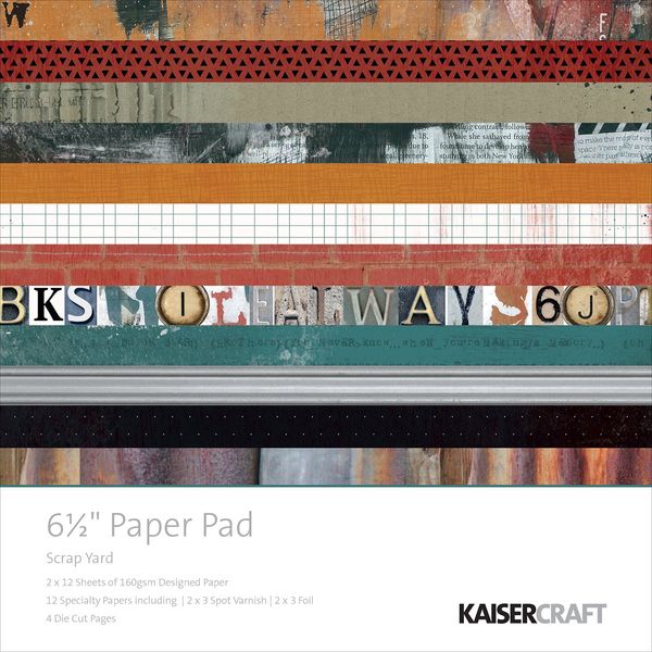 Kaiser Craft 6.5-Inch Scrap Yard Paper Pad