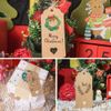Koogel 120 Pcs Gift Paper Tags, Luggage Tags Labels Brown Heart Gift Tags with String for Gifts Arts Crafts Wedding Holiday