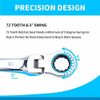 6 Heavy Duty Flexible Head Extra Long Ratcheting Wrench Combination Spanner Tool