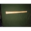 14 INCH BROWN SOLID WOOD TOOL REPLACEMENT HANDLE W/ 1 IN. RECTANGLE HEAD W/SLOT