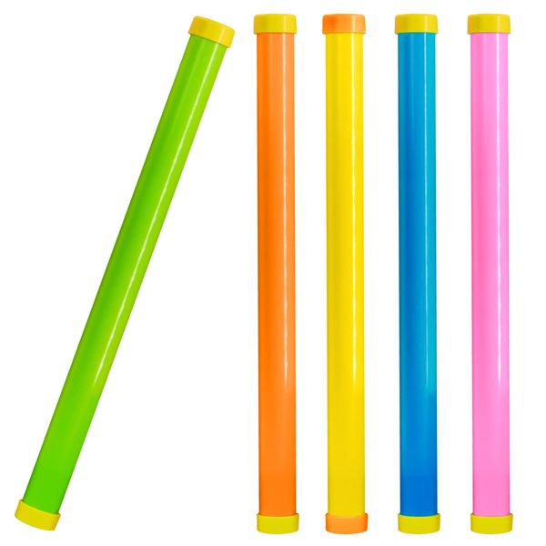 Novelty Place 16" Groan Tube Noise Makers 5 Pack - Funny Party Noisemaker for Kids and Adults - Party Favor Sound Tubes Toys Multiple Colors