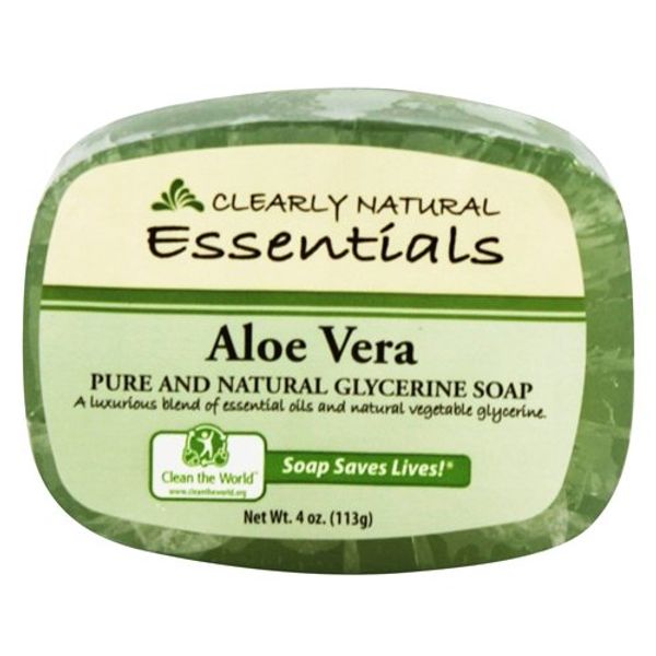 Clearly Natural Essentials Aloe Vera Pure and natural glycerine soap 4 oz
