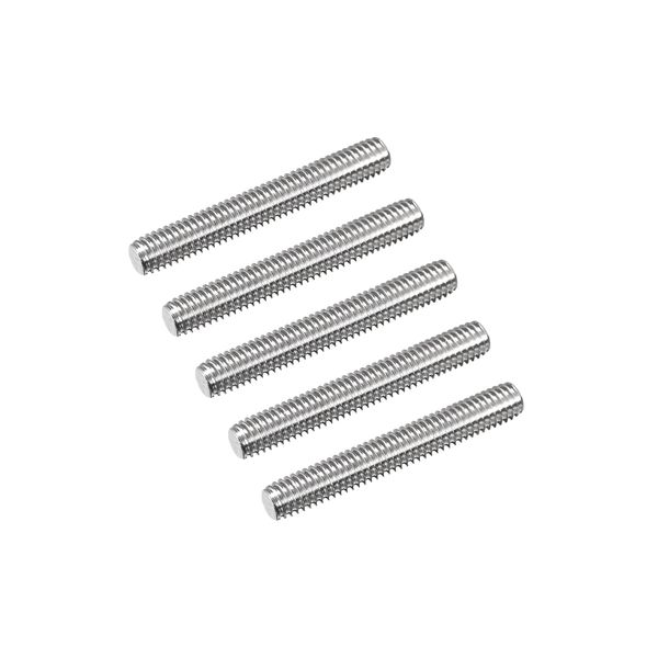 uxcell Full Thread Rod, Right Threaded Rod, Rod Stud 304 Stainless Steel, M6 x 40mm, 0.04 inch (1 mm) Thread Pitch, 5 Pieces