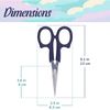 JubileeYarn Coated Embroidery Scissor - Red - 3 Scissors