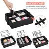 Rolling Cosmetic Case Professional Makeup Train Case 4 in 1 Trolley Makeup Case