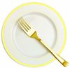 280 Piece Gold Plastic Forks, Reusable & Recyclable, Elegant Party Forks