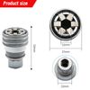NIYATA 3Pcs Multi-Function Universal Socket Wrench Tool,Universal Socket,Universal Adjustable Socket Wrench (1 Pcs Ratchet Wrench,1 Pcs Extension Rod)
