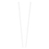 2 Hair Sticks Solid Straight Chopsticks - White