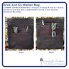 Granny Jo Products Grab and Go Walker Bag,Black