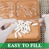 WANANFU Size 2 Empty Capsules Vegetarian (100 Count), Empty Vegan Capsules Size 2
