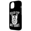 Case for iPhone 14 Horny Type with Beard Beard Carrier Barber Full Beard Real Man