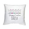 Shopagift Personalised Bunnies Happy Easter Printed Cushion with Filled Insert - 40cm x 40cm