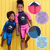 Konfidence Shorty Wetsuit Pink XSmall 3-4 Years approx