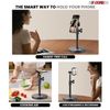 5 Core Mic Stand 3 in 1 Adjustable Desktop Table Microphone Stands w Phone Clamp