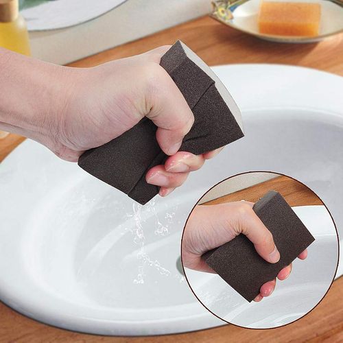 Sanding Block 4 Pack Sanding Sponges Wet and Dry Dual-use Abrasive Pads with 4 Grits (36,80,120,180) Coarse/Medium/Fine/Superfine Washable and Reusable Sandpaper for Wood Walls Metal