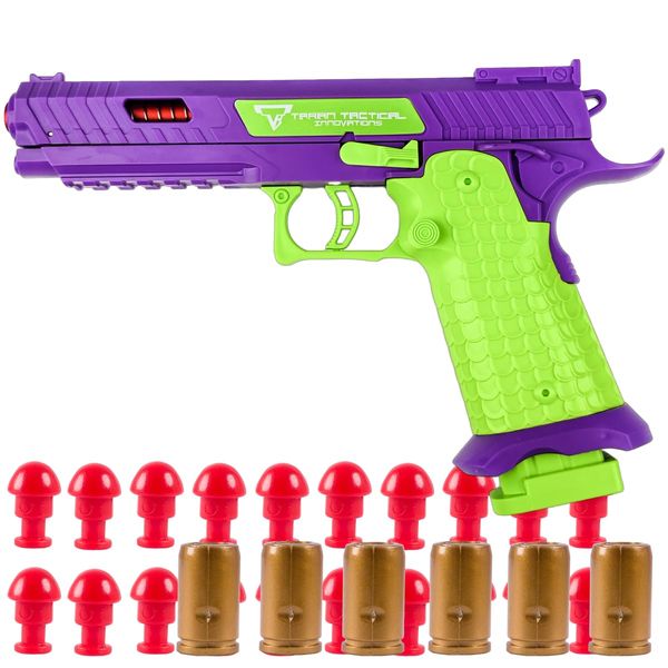 VISPHYLY Battle Master TTI2011 Darts Toy Gun,Pull Back Action Foam Dart Blaster Pistol for Adult Boys Girls Gift LB Color