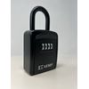 4 Digit Combination Security Lock Box Safe Large 5 Key Waterproof Black