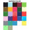 50 Plain Solid Colors Dinner Hand Towel Napkins Paper - Hot Pink
