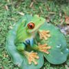Devalier ca187b Frog Figurine, Redhead Frog, Resin, Gift, Birthday Gift