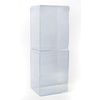 Hard Plastic Funko Pop Protector Display Case - Stackable & Interlocking (2) Boxes