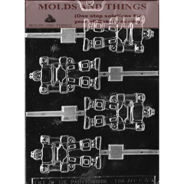 Robot Transformers lolly chocolate candy mold with Copywrited molding Instructions
