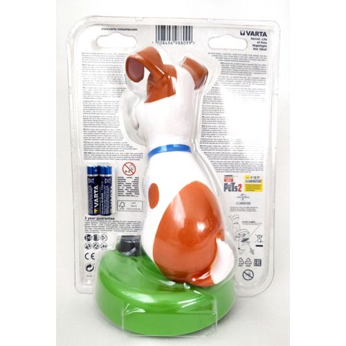 Pets 2 decorative night light in max figure approx. 18 cm Varta car shutdown-