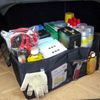 Black Fold-able Fabric Car Organizer Trunk Box Portable Bag Storage Case Cargo