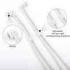 Gosknor 2pcs Controller Strap for Meta Quest 2, White Replacement Wrist Straps Adjustable Hand Straps Easy Attach Wrist Lanyards for Oculus Controller Accessories