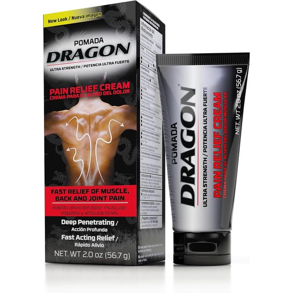 Pomada Dragon Ultra Strength Pain Relief Cream Fast Penetrating Relief 2 Ounce