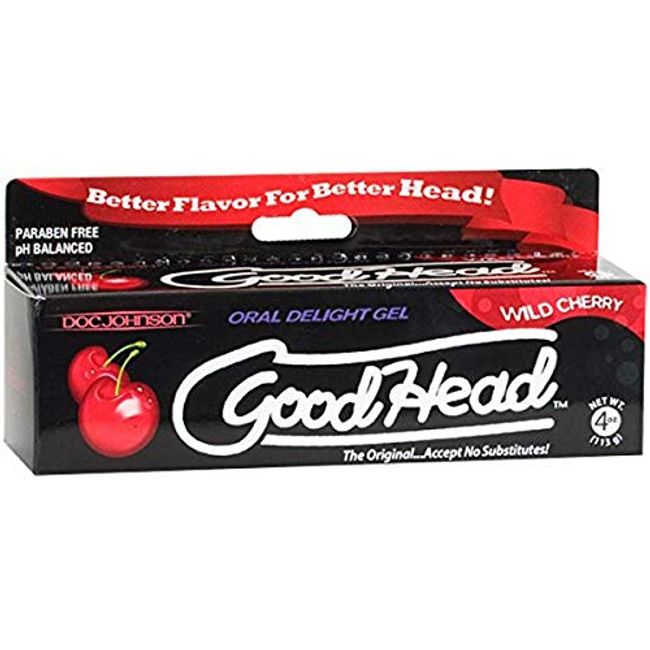 Doc Johnson Good Head Oral Delight Gel, Sweet Strawberry, (4 Ounces)