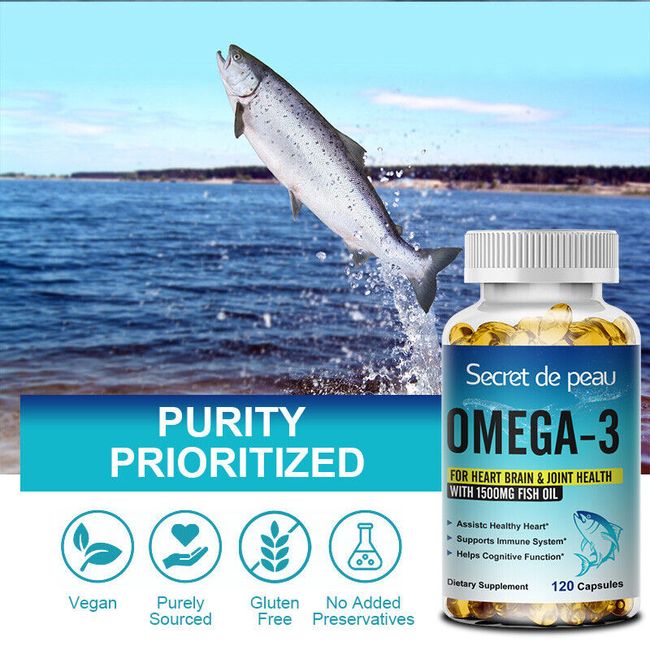 Omega-3 Triple Strength Fish Oil 1500 mg