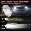 For Freightliner Coronado 2001-2016 Pair Round 7" LED Headlights HI/LO Beam