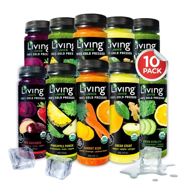 O2 Living Health Juices: Cold Pressed Juice - No Added Sugar or Water Fresh & -