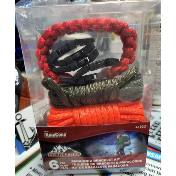 Paracord 6pc Bracelet Kit 449321 NEW