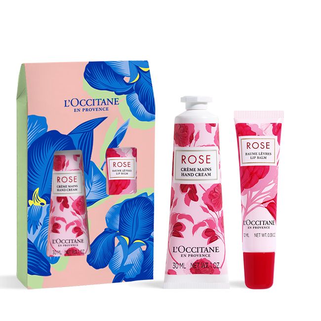 [Gift] Rose Hand Cream &amp; Lip Balm Duo