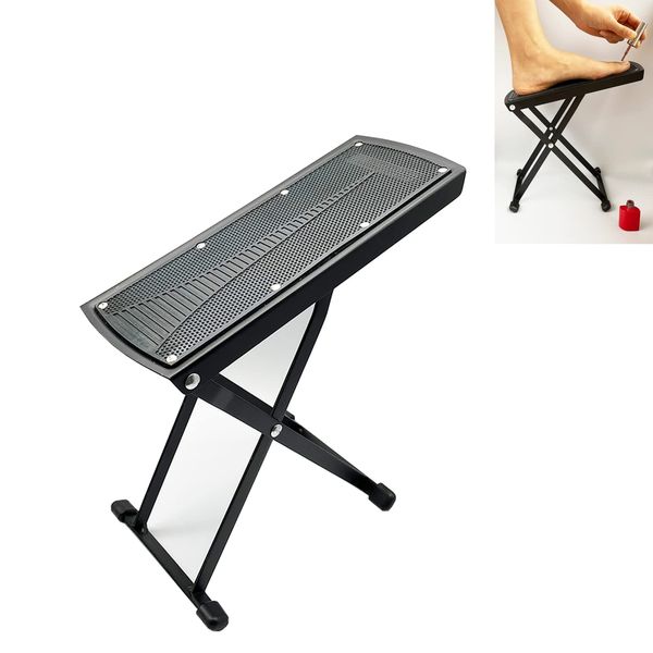 Pedicure Foot Rest Stand, Beauty Footrest for Pedicures, Toenail Care Stand with Non-Slip Rubber, Adjustable Foot Pedal, Pedicure Foot Stand for Home Foot Spa