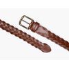 Levi's Women's Leather Braid Belt, Cognac, 70