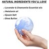 Sleep Melatonin Bath Bombs Lavender Chamomile Essential Oils Calming Natural Bubble Bath Shower Fizzies Spa Gifts Set Mother's Birthday Christmas Women Perfect Stocking Stuffers