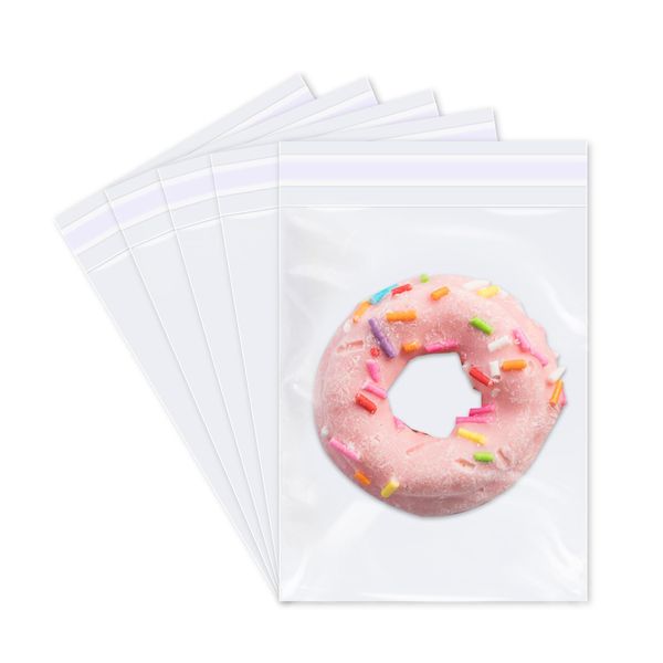 iMailer - 200 Pcs - 4" x 6" Clear Plastic Cellophane Bags - Self Sealing Cello Bags for Bakery, Cookies, Photo, Prints, A1 Cards, Envelopes