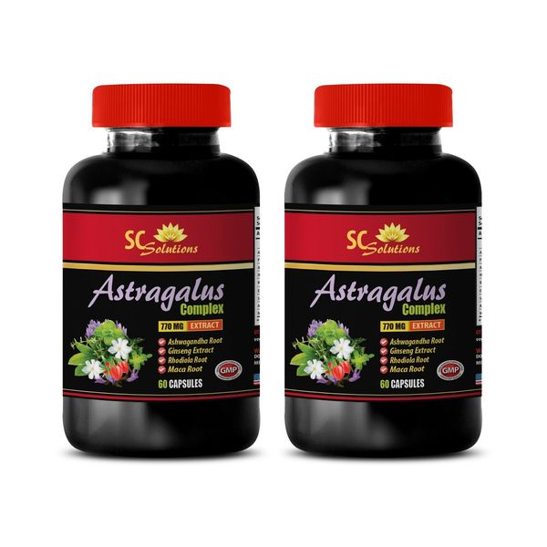 anti inflammatory natural supplement ASTRAGALUS COMPLEX ginger pills 2 BOTTLE