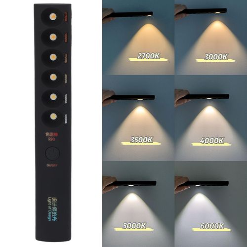 Culnflun RGB Photography Light Wand, Handheld LED Video Light 6 Modes Adjustable 2700k-6000k Rechargeability for Videography Lighting