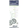 Drive Medical 10109 Rear Glide Walker Wheels, Gray