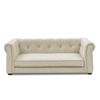 Modern Rectangle Dog Bed for Medium Large Dogs Dog Sofa Beds Pet Couch Bed Beige