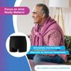 PROTECHDRY - Washable Urinary Incontinence Cotton Boxer Brief Underwear for Men with Front Absorbent Area (X-Large (Pack of 1), Black)