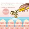 Face Massager Roller Golden 3D Electric T Shape Facial Massager Kit