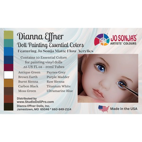 Doll Painting Essentials Paint Kit - Jo Sonja Paint set