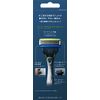 Hydro Schick Hydro5 Premium Sensitive Skin Holder (with Blade + 1 Replacement Blade) with Skin Guard 5 Blades, Green