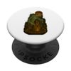 Wikinger Halloween Design mit Runenstein und Geisterkrieger PopSockets Klebender PopGrip